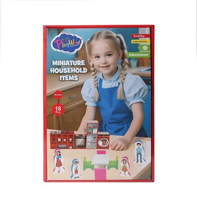 ONY-407 Ahşap Minyatür Ev Eşyaları -Onyıl Oyuncak