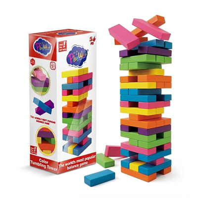 ONY-415 KUTUDA AHŞAP RENKLİ DENGE OYUNU