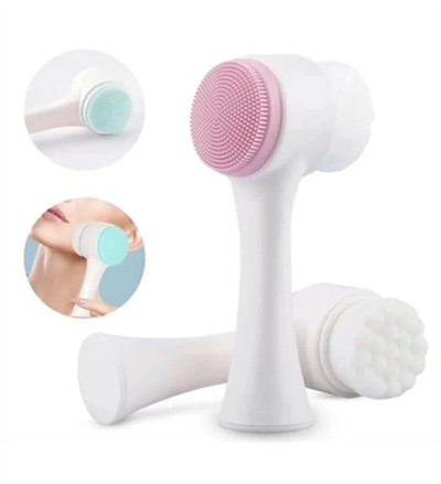 Ocean Çift Taraflı Cilt ve Yüz Temizleme Fırçası