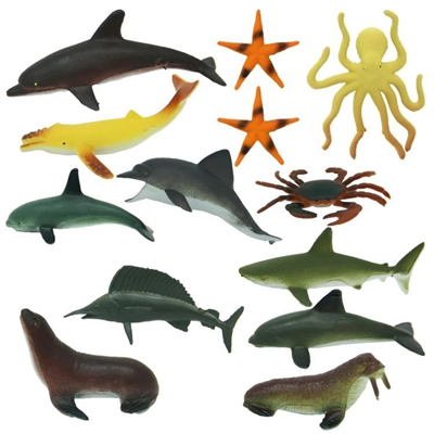 Okyanus Hayvanları Poşetli S00000704 - 1  Adet Stokta Olan Gönderilir