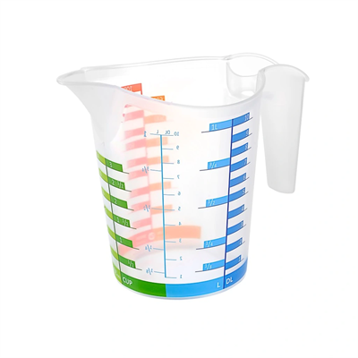 Ölçü Kabı Dereceli Renkli 1000 Ml