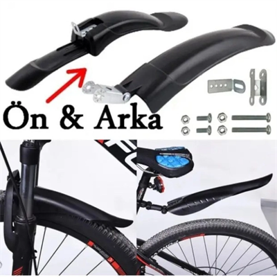 Ön ve Arka Bisiklet Çamurluk Seti