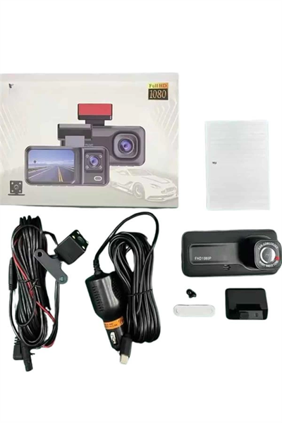 Ön ve Arka Kameralı 2 İnç 1080P Full HD DVR Araç İçi Ekran