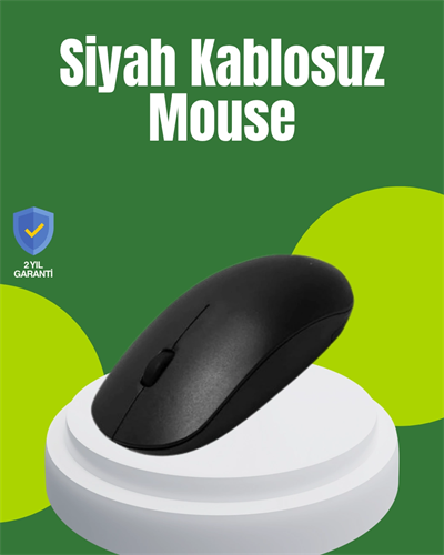 Optik Sensörlü Sessiz Fare – Geniş Uyumluluk ve Ergonomik Yapı