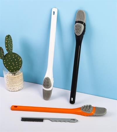 Ördek Tasarımlı Silikon Tuvalet ve İnce Detay Fırçası (3936)