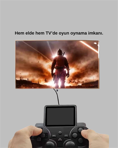 Orijinal 2025 S10 Gamepad 520 Oyunlu HDMI TV Bağlantılı A Kalite Atari