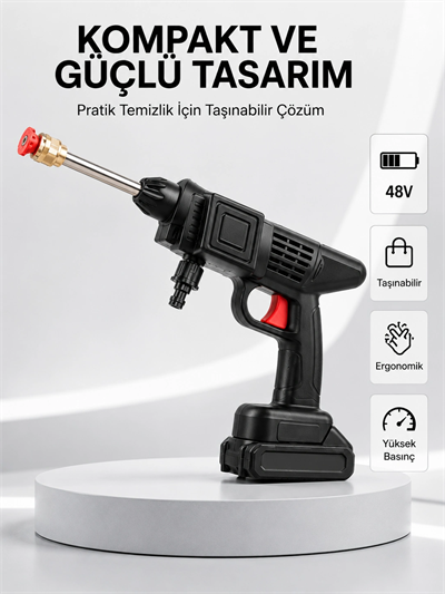 Orijinal 48V Şarjlı Basınçlı Temizlik Tabancası 2025 A Kalite Seri