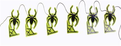 Örümcek Şekilli Asmalı Halloween Flama Banner Afiş 2 Metre (3936)