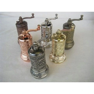 Osmanlı Motifli Kahve Ve Baharat Değirmeni Sarı