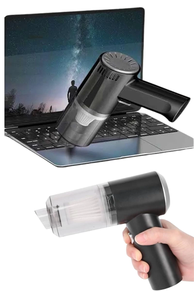 Oto Araç Ev Taşınabilir El Tipi Süpürge Mini Araç Süpürgesi Vakumlu