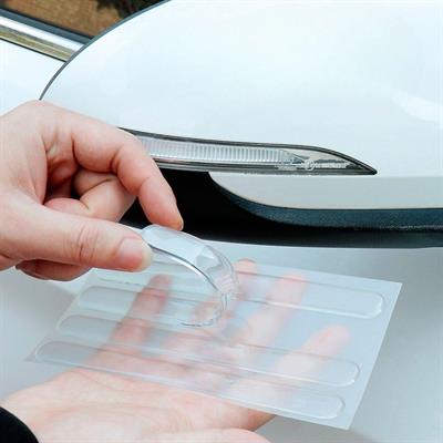 Oto Darbe Koruyucu Şeffaf Kendiliğinden Yapışkanlı Bantlar 4 Adet (3936)