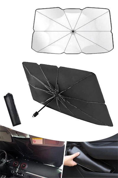 Oto Ön Cam Güneşliği Otomatik Katlanabilir Gölgelik Oto Cam Şemsiye