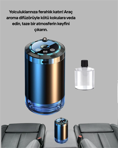 Otomatik Açma Kapama Özellikli Araç Difüzör Nemlendirici