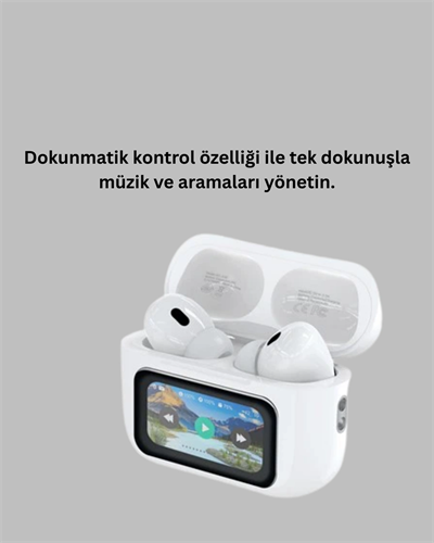 Otomatik Bağlantılı Bluetooth Kulaklık ANC Özellikli Su ve Ter Dayanıklı Yeni Nesil