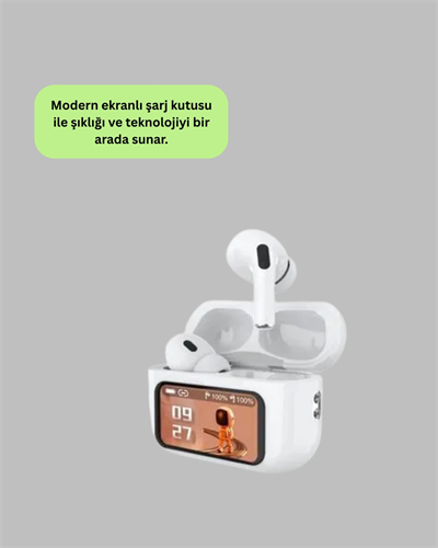 Otomatik Bağlantılı Bluetooth Kulaklık ANC Özellikli Su ve Ter Dayanıklı Yeni Nesil