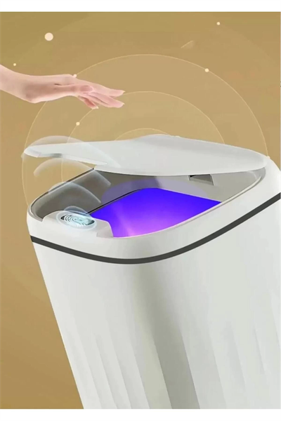 Otomatik Hareket Sensörlü Akıllı Çöp Kovası – 20 Litre Sessiz ve Hijyenik Kullanım