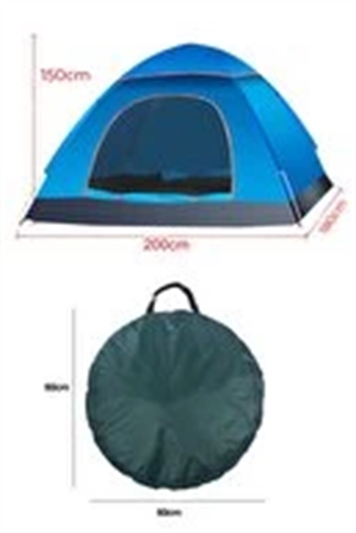 Otomatik Havada Açılan Su Geçirmez Çadır 4 Kişilik