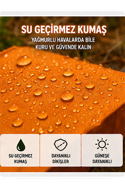 Otomatik Kabin Giyinme Çadırı 120x120x190 Cm Üst Havalandırma Yan Pencereli Duş & Wc Çadırı