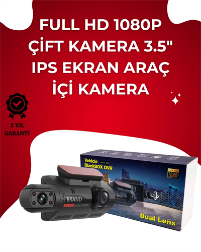 Otomatik Kayıtlı Full HD Araç Kamerası – Döngüsel Kayıt ve Hareket Algılama