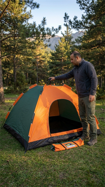 Otomatik Kurulumlu Kamp Çadırı 8 Kişilik (250x250x165) Cm