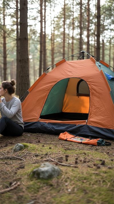 Otomatik Kurulumlu Kamp Çadırı 8 Kişilik (250x250x165) Cm