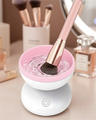 Otomatik Makyaj Fırçası Temizleyici USB Destekli Taşınabilir Cihaz