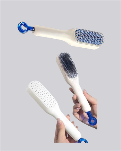 Otomatik Temizlemeli Saç Fırçası – Ergonomik Tasarım, Masaj Etkili, Elektriklenmeyi Önleyici