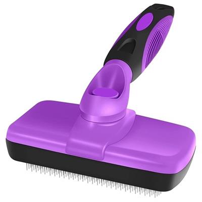 Otomatik Temizlenebilen Tuşlu Pratik Kedi Köpek Tüy Toplama Fırçası (3936)