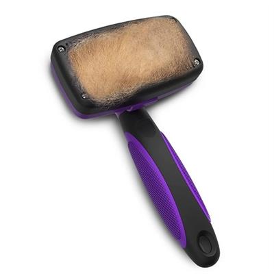 Otomatik Temizlenebilen Tuşlu Pratik Kedi Köpek Tüy Toplama Fırçası (3936)