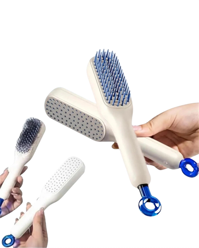 Otomatik Temizlenen Ergonomik Saç Tarağı – Masaj Başlıklı