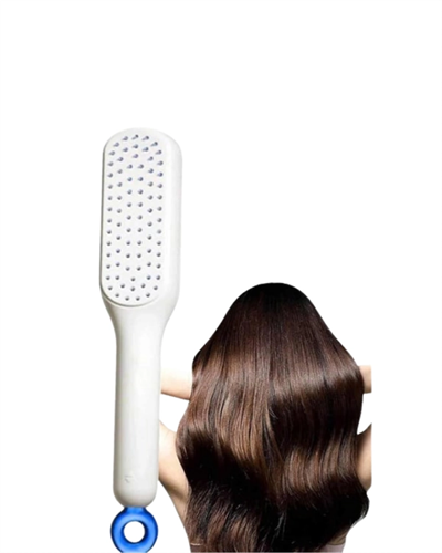 Otomatik Temizlenen Ergonomik Saç Tarağı – Masaj Başlıklı