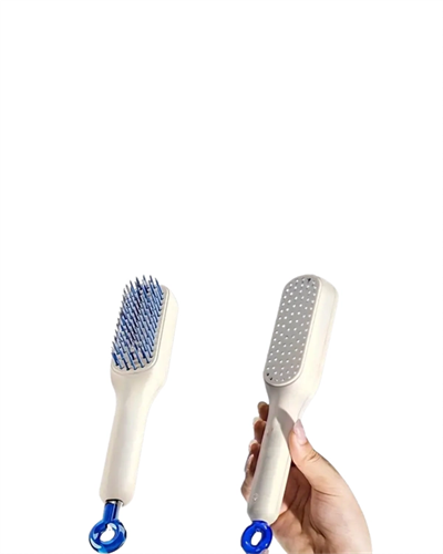 Otomatik Temizlenen Ergonomik Saç Tarağı – Masaj Başlıklı