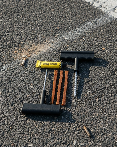 Otomobil Motosiklet Bisiklet İçin Güvenli Lastik Tamir Kiti