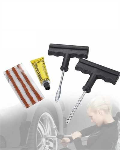 Otomobil Motosiklet Bisiklet İçin Güvenli Lastik Tamir Kiti