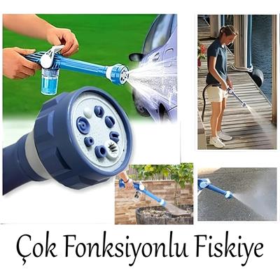 Otomobil Yıkama Sulama Fonksiyonlu Su Püskürtme Tabancası Deterjanlı Akıllı Tayzikli Basınçlı Bahçe (3936)