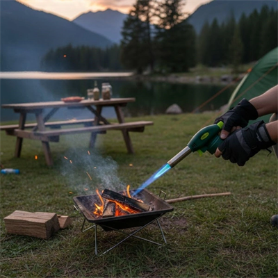 Outdoor Kamp, Piknik Ve Tamir İşleri İçin Kamp Gazı Seti – Taşınabilir Pürmüz Alev Tabancası Ve Yüksek Performanslı Gaz Kartuşu Bx40