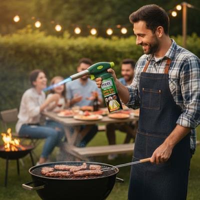 Outdoor Kamp, Piknik ve Tamir İşleri İçin Kamp Gazı Seti – Taşınabilir Pürmüz Alev Tabancası ve Yüksek Performanslı Gaz Kartuşu (3936)