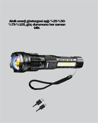 Outdoor ve Acil Durum İçin Güçlü LED El Feneri