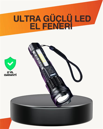 Outdoor ve Acil Durum İçin Güçlü LED El Feneri