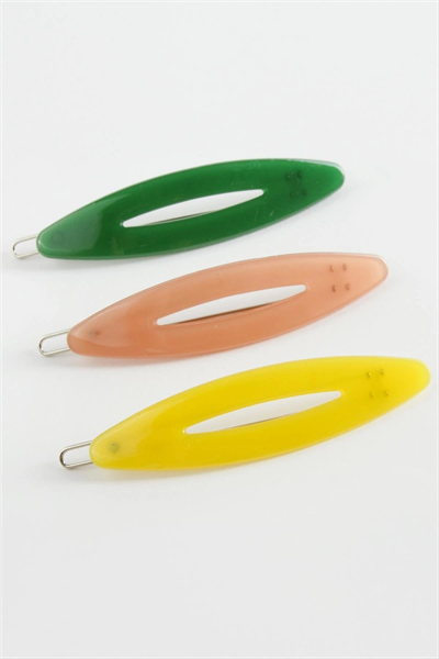 Oval Klipsli Toka
