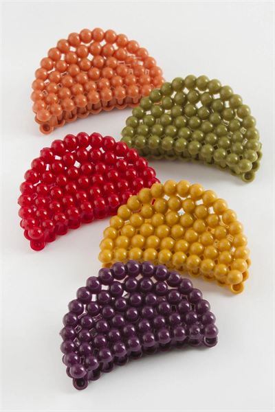 Oval Renkli Mandal Toka 6 cm