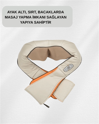 Ovmalı Isıtmalı Elektrikli Masaj Aleti – Boyun, Sırt, Bel, Omuz ve Bacak İçin Profesyonel Masaj Aleti