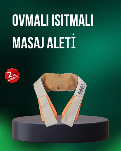Ovmalı Isıtmalı Masaj Aleti Bel Boyun Omuz İçin Profesyonel Masaj Keyfi