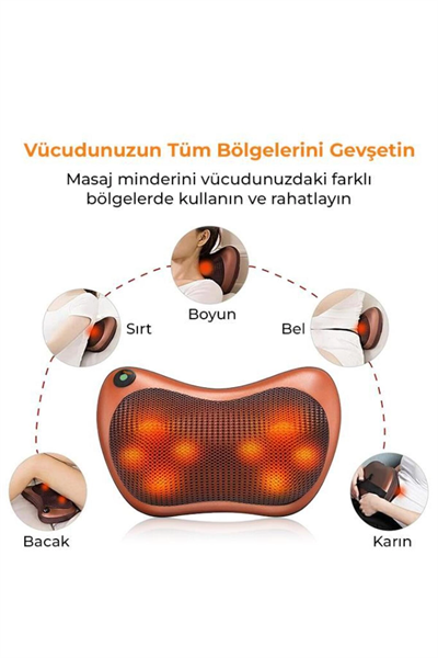 Ovmalı masaj yastığı tüm vücut için elektrikli masaj cihazı - Süpermarket - Sağlık