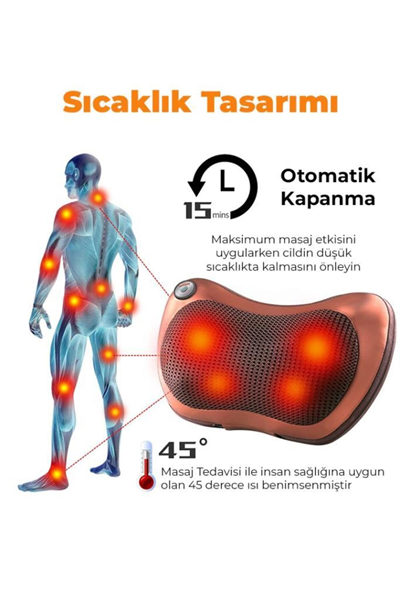 Ovmalı masaj yastığı tüm vücut için elektrikli masaj cihazı - Süpermarket - Sağlık