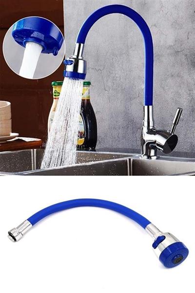 Oynar Başlıklı Tasarruflu Kubar Musluk Borusu ve Başlığı Mavi (3936)