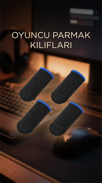 Oyuncu Eldiveni Parmaklık Hassasiyet Dayanıklı Tasarım Ergonomik Kullanım