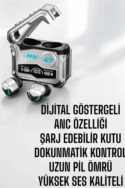 Oyuncu Kulaklığı Bluetooth Bağlantılı ANC Özelliği 5.0 Bluetooth