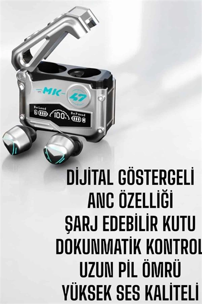 Oyuncu Kulaklığı Bluetooth Bağlantılı ANC Özelliği 5.0 Bluetooth