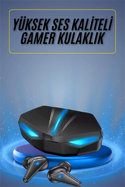 Oyuncu Kulaklığı Mikrofonlu Kablosuz Gaming Kulaklık Powerban Yüksek Ses Kaliteli
